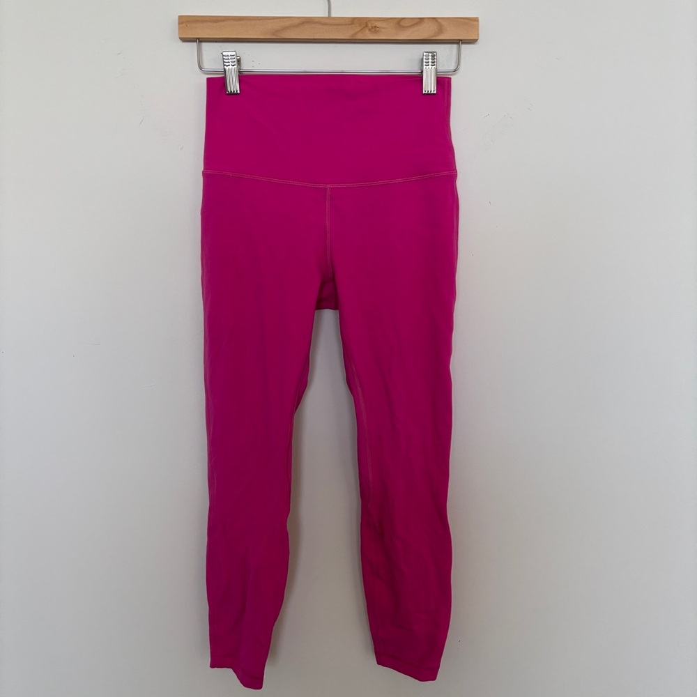 Lululemon Align Leggings High Rise Sports Yoga Pant Size 6 Sonic Pink - Picture 6 of 7